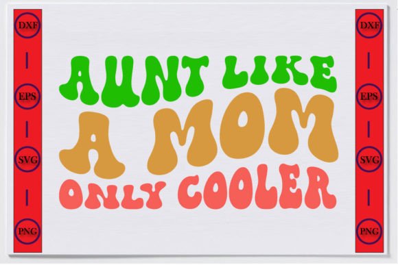 Auntie Unique Retro T-shirt Design