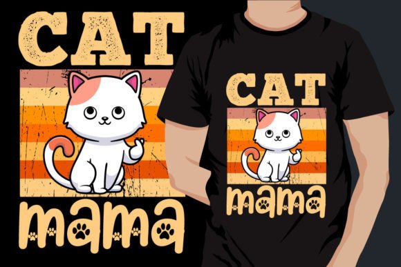 Cat Quote Vintage Premium T-shirt Design