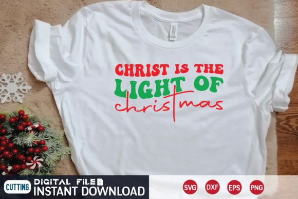 Christ is the Light of Christmas Retro
