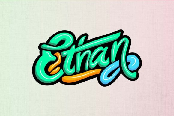 Ethan: Graffiti Lettering Design