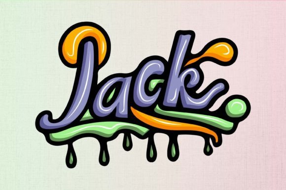 Jack: Bold Graffiti for Embroidery