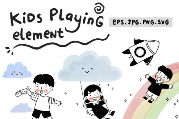 Kids Playing Element