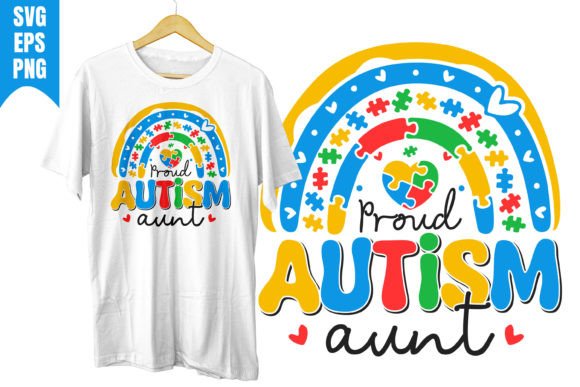 Proud Autism Aunt Autism Day Awareness